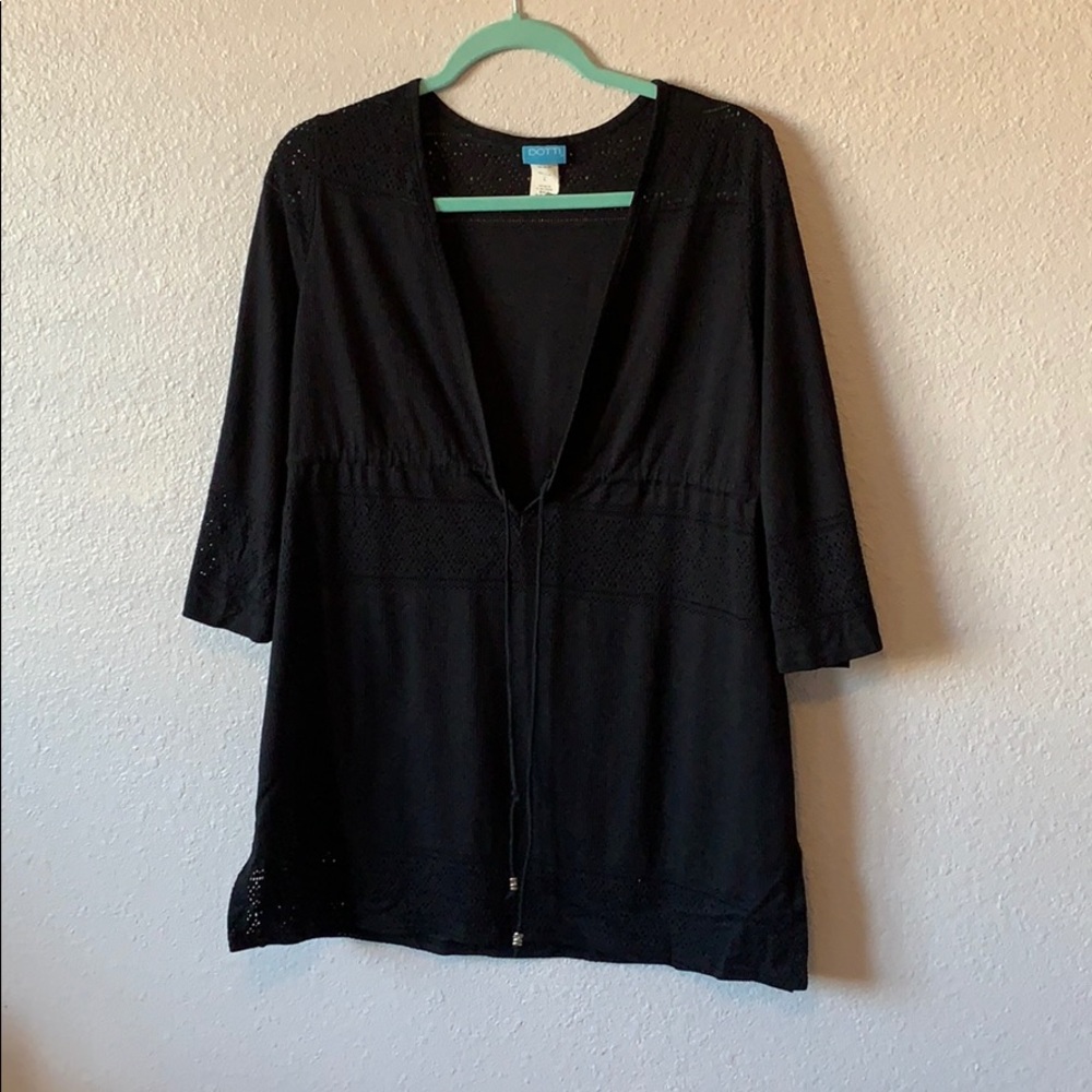 Swimsuit/bikini coverup.